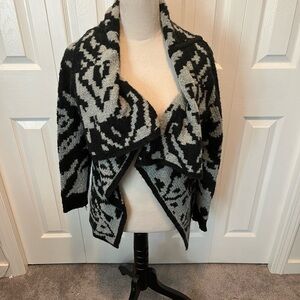 Prana size XS Black and Gray Patterned Women's Sweater